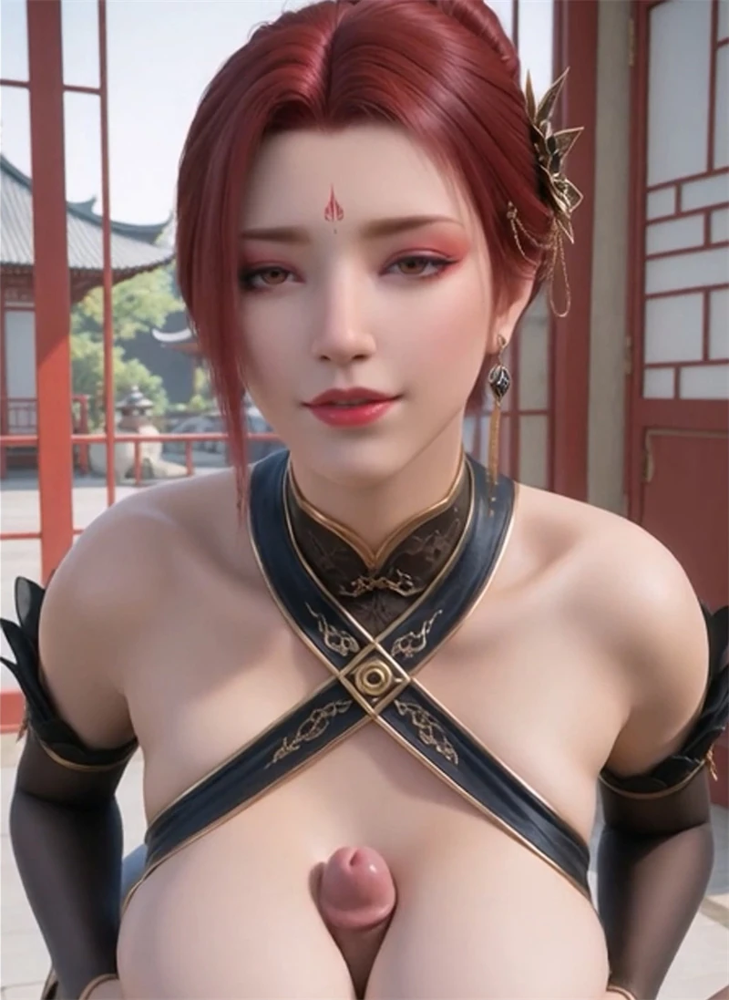 [664] AI-斗破苍穹-雅菲-黑丝激情侍奉-晚漫-共享AI国漫精致绘画AI高清视频